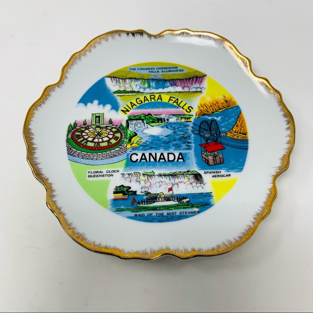 Vintage Niagara Falls Canada Collectible Wall Plate